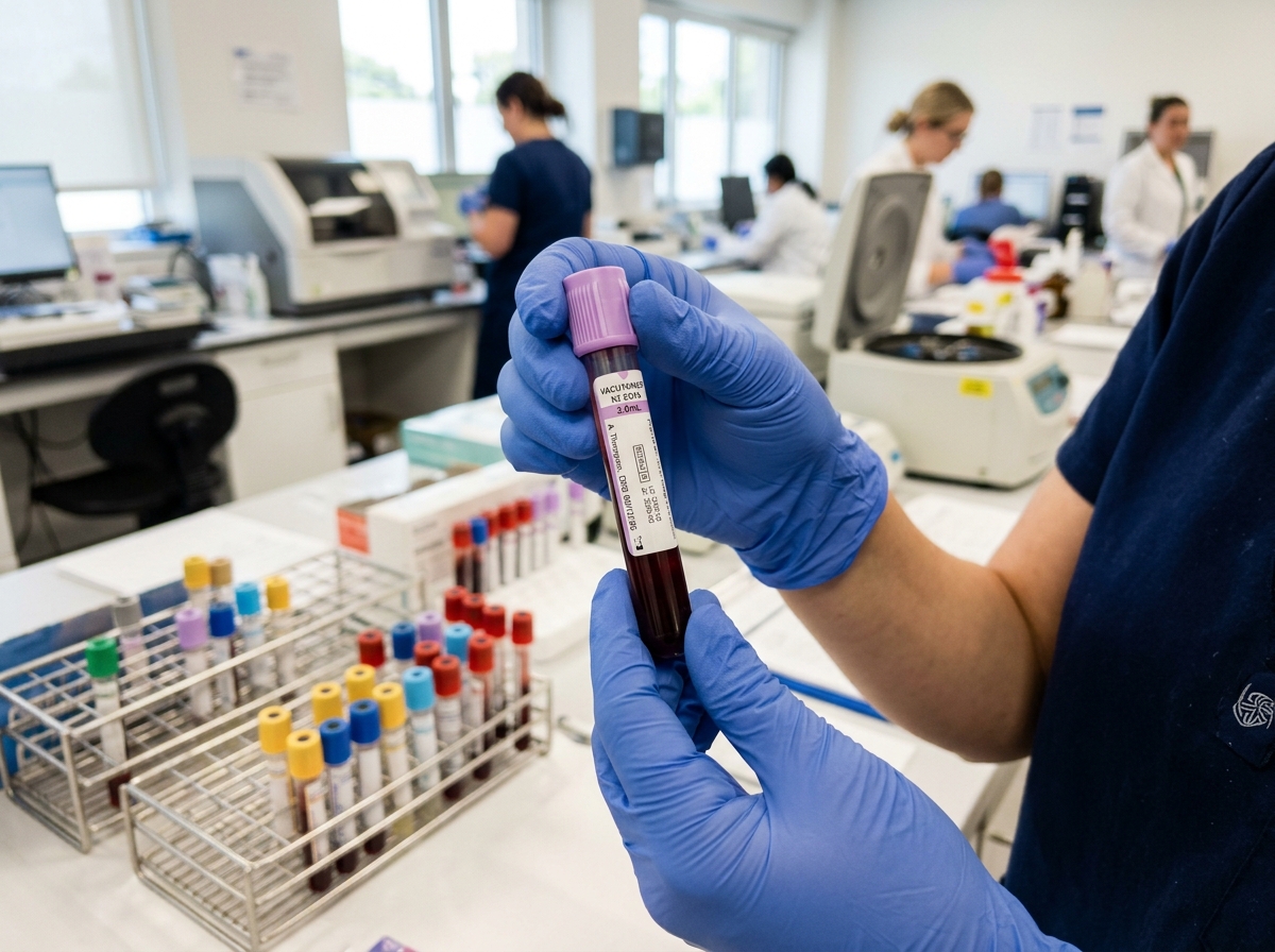 Diagnostic blood testing at home