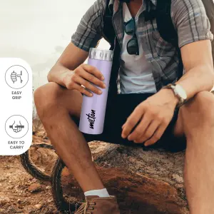 STREAM Stainless Steel Purple Colour Water Bottle 1000 ml