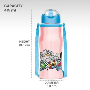 SIPMATE Tom & Looney Tunes Stainless Steel Kids Water Bottle 450 ml 
