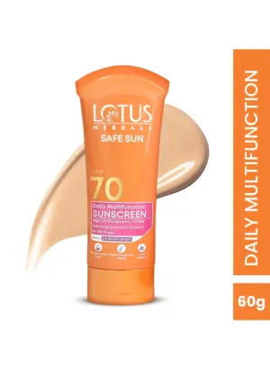 Lotus Herbals Safe Sun Daily Multi-Function Sunblock PA+++ SPF 70 (60g)