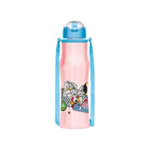 SIPMATE Tom & Looney Tunes Stainless Steel Kids Water Bottle 650 ml 