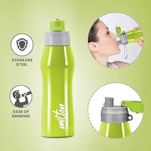 ACTIVE Stainless Steel Water Bottle, 750ml,Parrot Green