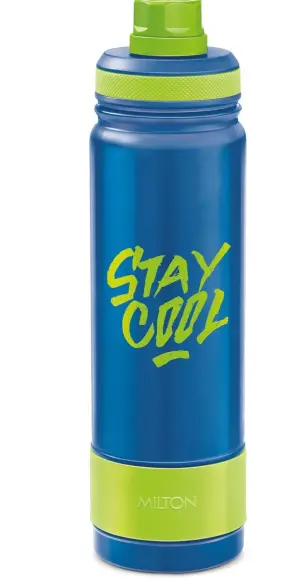 Milton Astir 750 Thermosteel Hot and Cold Water Bottle, 670 ml, Blue | Rust & Leak Proof | Easy to Carry & Clean | Vacuum Insulated | Tea | Coffee | Juice