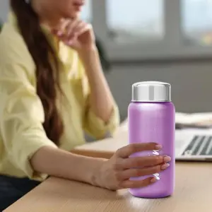 Aqua Stainless Steel Purple Colour Water Bottle 500 ml 