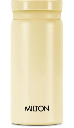  Minimate 200 Thermosteel Water Bottle  24 Hr Hot and Cold I Leak Proof Lid, ISI Certified I Vacuum Insulated I for Office, Gym, School I Ivory