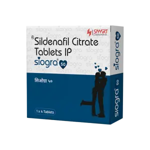 Siogra - 50 Tab (50 mg) (1×4 Tab) 