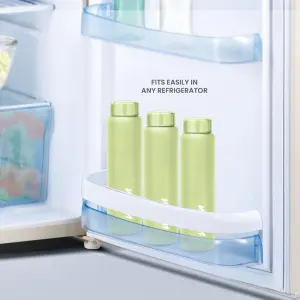 Aqua Stainless Steel Pista Green Colour Water Bottle 1000 ml 