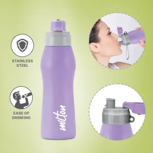 ACTIVE Stainless Steel Water Bottle, 750ml, Purple