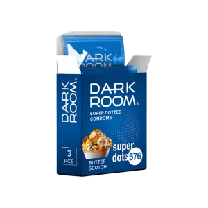 Darkroom SUPER dotted condom BUTTER SCOTCH  (3 PCS) 