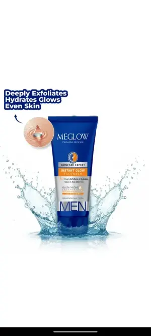 MEGLOW 70g Men Facewash 