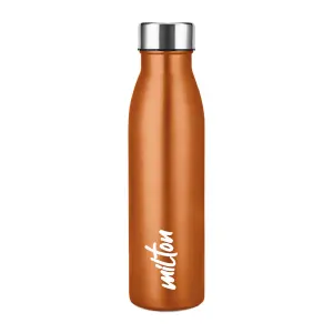 Breeze Stainless Steel Orange Colour Water Bottle (750ml) 