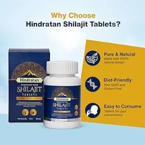HINDRATAN  Shilajit Tablet 500mg (60 tabs)