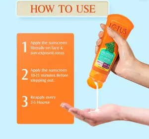 Lotus Herbals Safe Sun Silk Touch Mattifying UV Crème SPF 50 (75g)