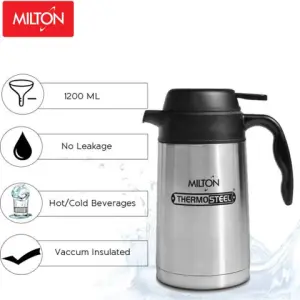 Milton Astral Thermosteel Hot and Cold Stainless Steel Flask, 1200ml
