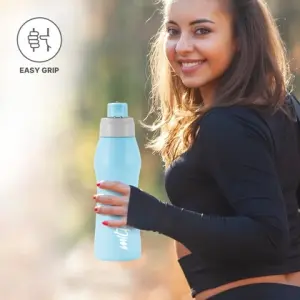 ACTIVE Stainless Steel Water Bottle, 750ml,Sky Blue