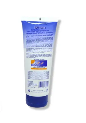 Soft Touch Sunblock Water Proof Sunscreen Cream SPF 40 (200g). 
