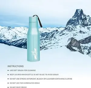 Super Stainless Steel Water Bottle Sky Blue Colour (1000 ml) 
