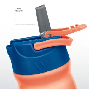 MAX - Stainless Steel Sipper Orange Colour Water Bottle 800ml