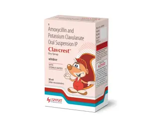 Clavcrest Dry Syrup  (Amoxicillin and Potassium Clavulanate Oral Suspension IP )