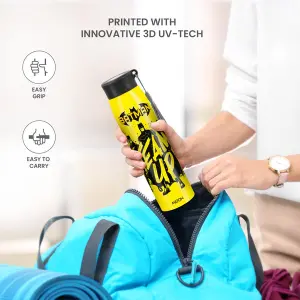 Handy Design Stainless Steel Dark Yellow Colour Water Bottle (850ml) 
