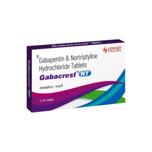 Gabacrest NT (Gabapentin & Nortriptyline Hydrochloride Tablets)