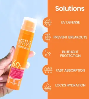 Lotus Herbals Safe Sun UltraRx Sunscreen Serum SPF 60+ PA++++(50ml)
