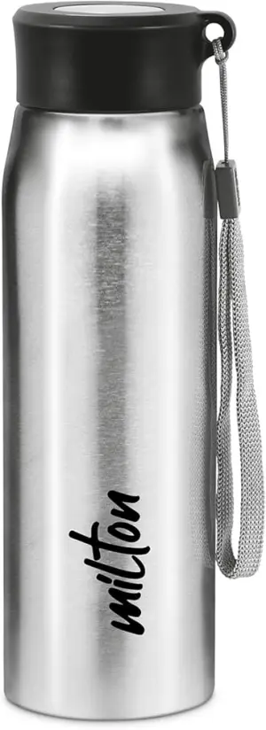 Handy Stainless Steel Sipper Silver Colour Water Bottle (650 ML) 