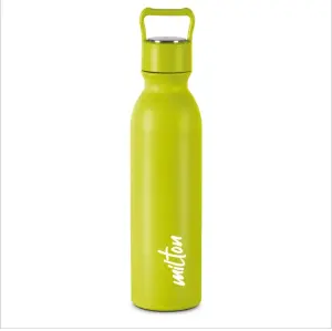 Alice 1000 Thermosteel Bottle, Neon Green 1000 ml Steel Bottle (Pack of 1, Green)