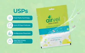 AIRVEL  Citrus Blast Fragrance Pouch 10g