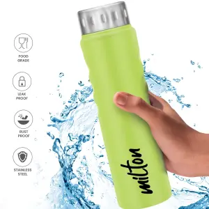 STREAM Stainless Steel Aqua Green Colour Water Bottle 1000 ml