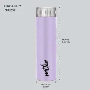 STREAM Stainless Steel Purple Colour Water Bottle 1000 ml