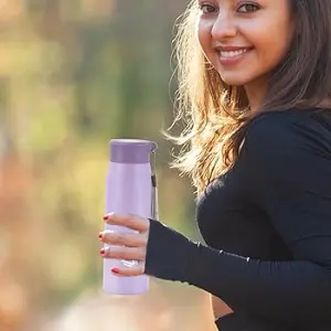 Handy Stainless Steel Sipper  Purple Colour Water Bottle (850ML) 
