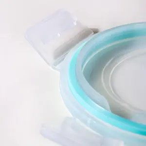 ALL FRESH BOROSILICATE  Round Container Lid 400 ml  Packing: 1/48