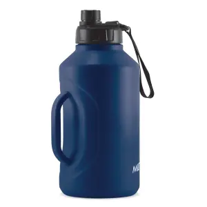 Torrent 2200 Thermosteel Insulated Water Bottle, 2300 ml, Navy Blue | Easy Grip | Leak Proof | Hot or Cold | School | Travel Bottle