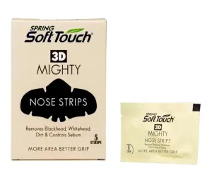 Spring Soft Touch 3D Mighty Nose Strips ( 5 pair).