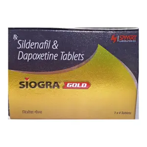 SIOGRA GOLD Tab (100mg)  (1×4 Tab) 