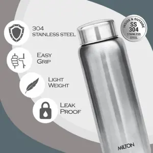Aqua Stainless Steel Silver Colour Water Bottle 750 ml 