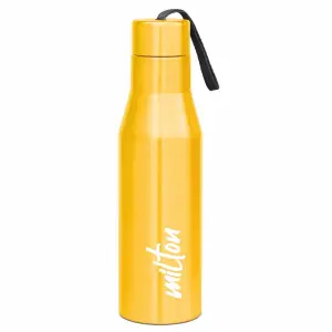 Super Stainless Steel Water Bottle Yellow Colour (750 ml) 