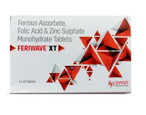 FERIWAVE XT tablet (Ferrous Ascorbate, Folic Acid & Zinc Sulphate Monohydrate Tablets)