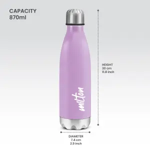 PLAIN LID BOTTLES PURPLE SHINE COLOUR 1000 ML