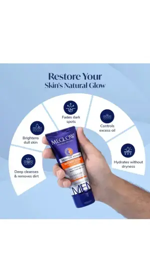MEGLOW 70g Men Facewash 
