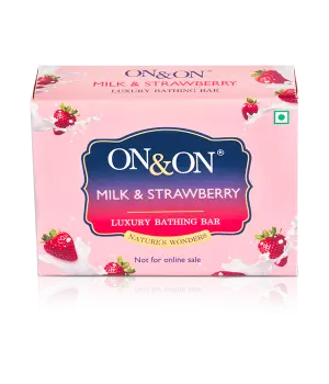 MILK AND STRAWBERRY SOAP 75 GSM 