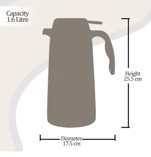 Milton Astral Thermosteel Hot and Cold Stainless Steel Flask, 1600 ml