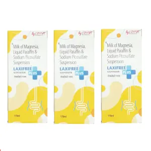 LAXIFREE  PLUS (Milk of Magnesia, Liquid Paraffin & Sodium Picosulfate Suspension)(170ml)