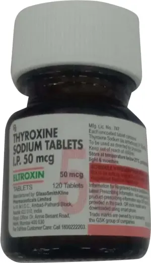 Eltroxin 50mcg tab