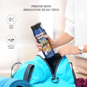 Handy Design Stainless Steel Dark Blue Water Bottle (650ml) 