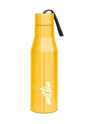 Super Stainless Steel Water Bottle Yellow Colour (1000 ml) 