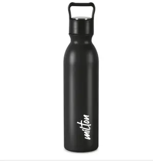 Alice 750 Thermosteel Bottle, 710 ml Steel Bottle (Pack of 1, Black)