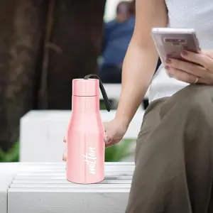 Super Stainless Steel Water Bottle Pink Colour (500 ml) 