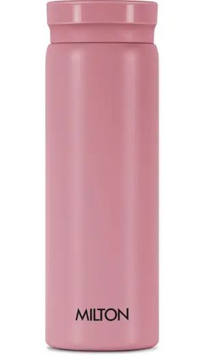 Minimate 260 Thermosteel Insulated Water Bottle, 260 ml, 24 Hr Hot and Cold | Leak Proof Lid, ISI Certified I Vacuum Insulated | for Office, Gym, School | Berry